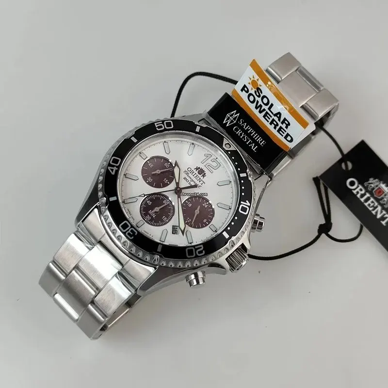 Orient Mako Solar Quartz Sports Men's Watch- RA-TX0203S